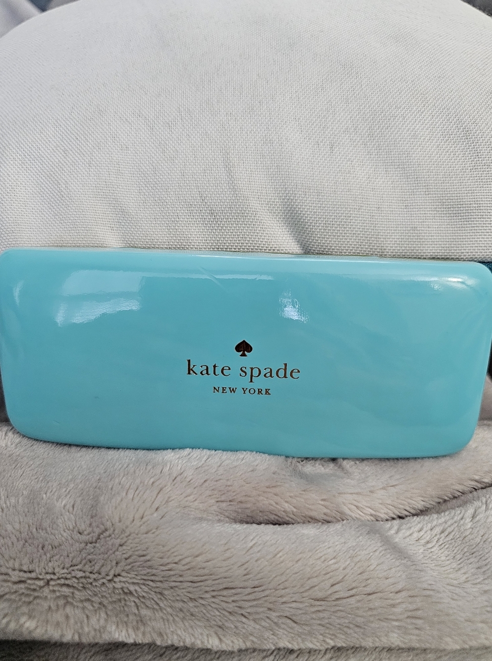 Kate Spade New York hard-shell glasses case, Turquoise And Green